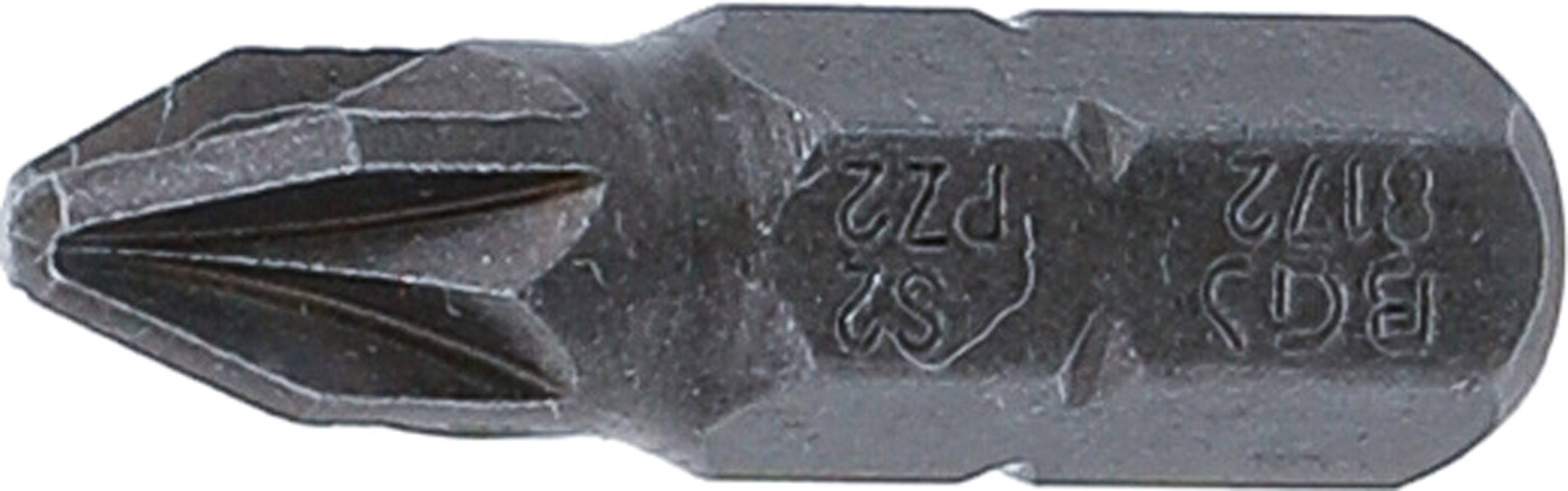 BGS Bit | Länge 25 mm | Antrieb Außensechskant 6,3 mm (1/4") | Kreuzschlitz PZ2