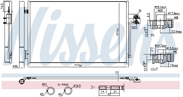 Kondensator, Klimaanlage