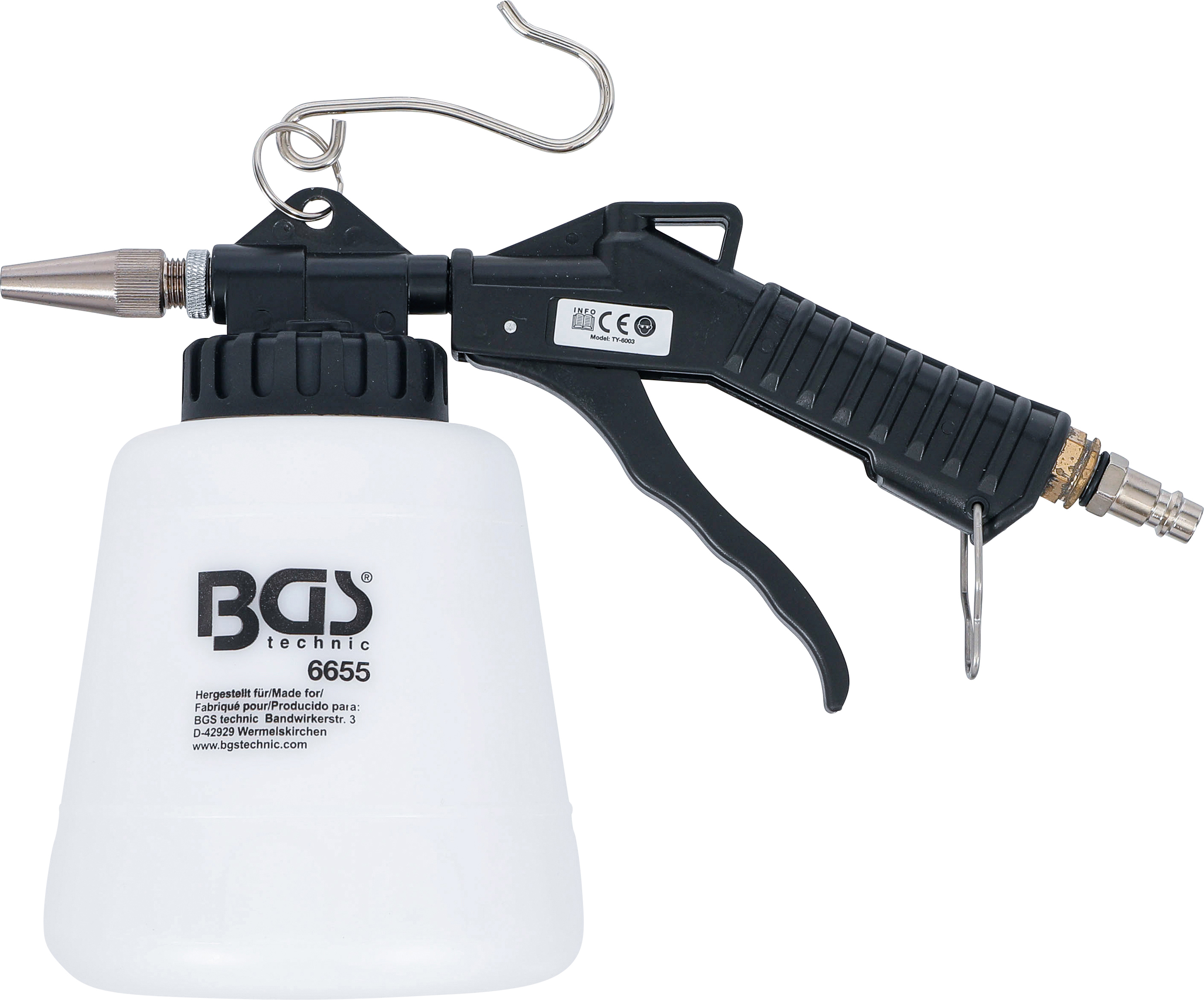 BGS Druckluft-Sodastrahlpistole | 1 l