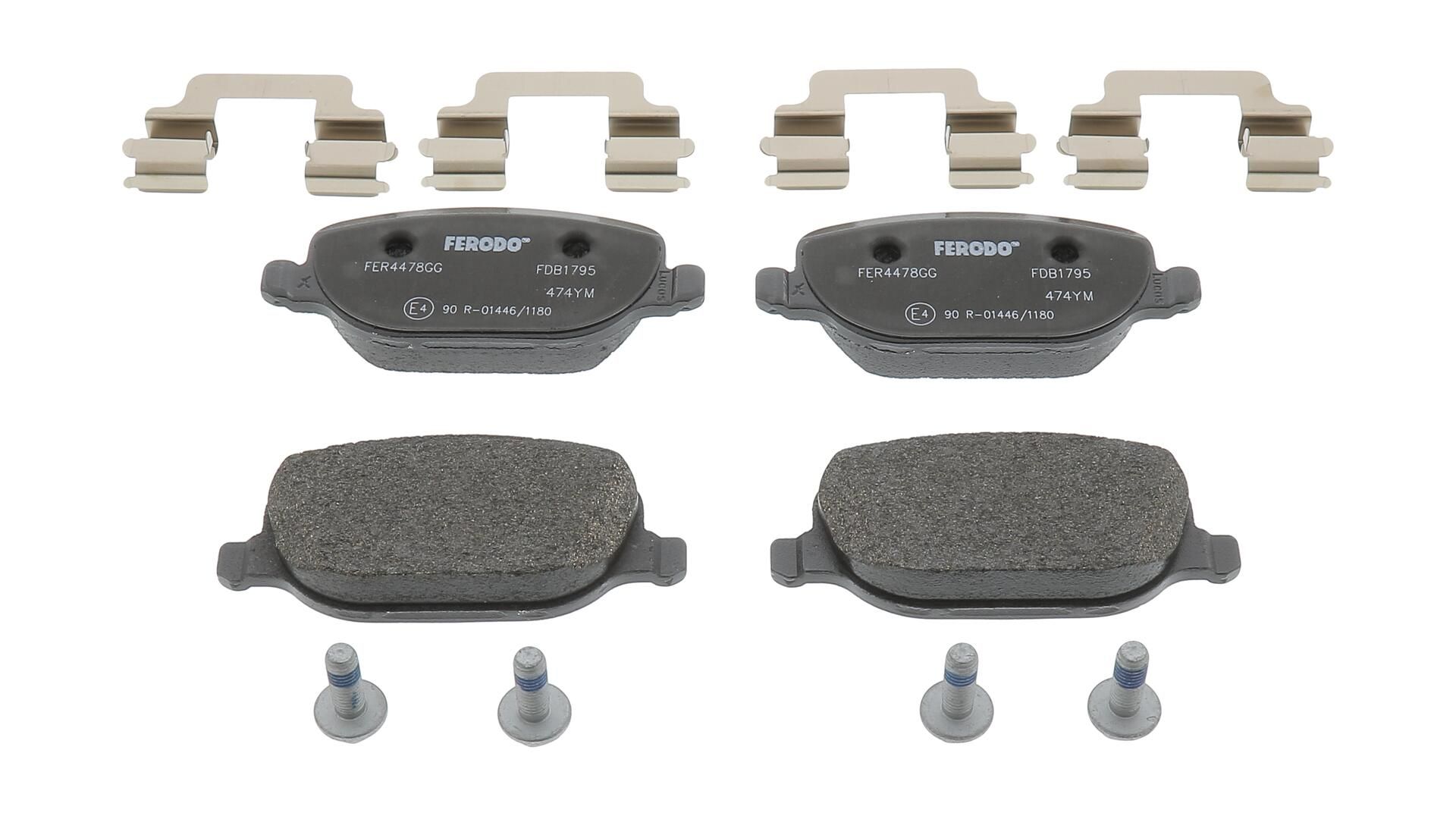 Bremsbelagsatz, Scheibenbremse