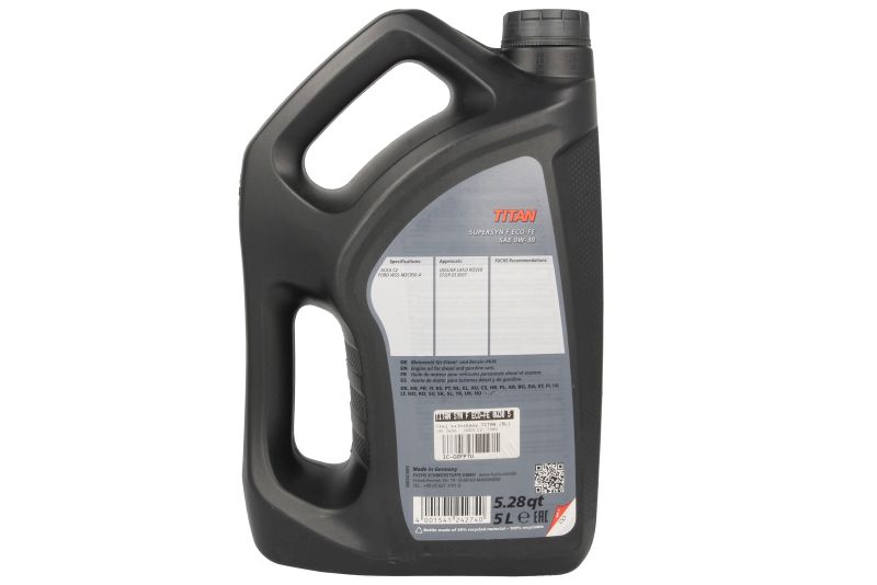 0W-30 Fuchs TITAN SuperSyn F Eco-FE Motoröl 5 Liter