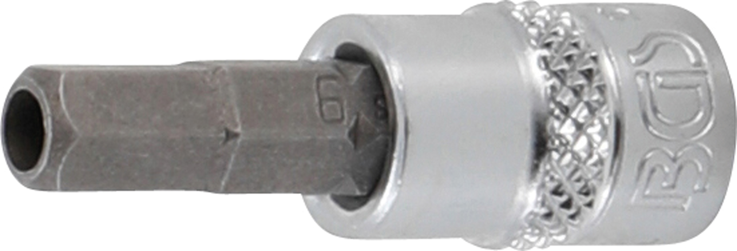 BGS Bit-Einsatz-Satz | Antrieb Innenvierkant 6,3 mm (1/4") | Innensechskant mit Bohrung 2 - 7 mm | 8-tlg.