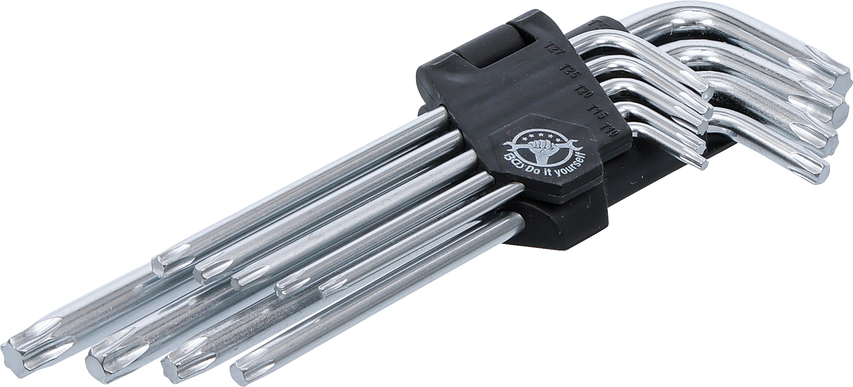 BGS Winkelschlüssel-Satz | lang | T-Profil (für Torx) | T10 - T50 | 9-tlg.