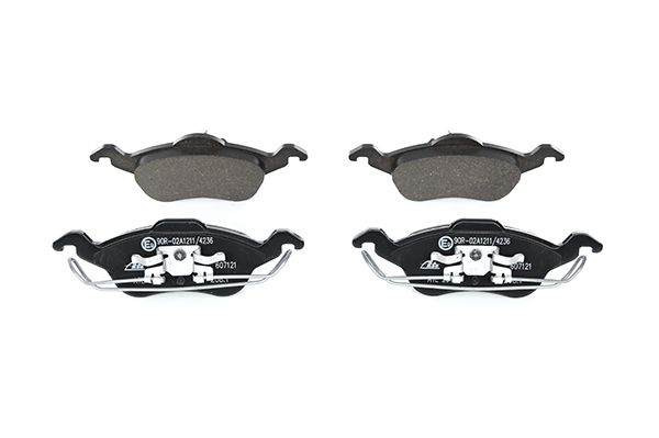 Bremsbelagsatz, Scheibenbremse