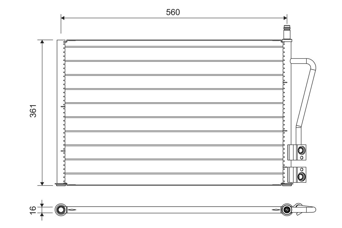 Kondensator, Klimaanlage