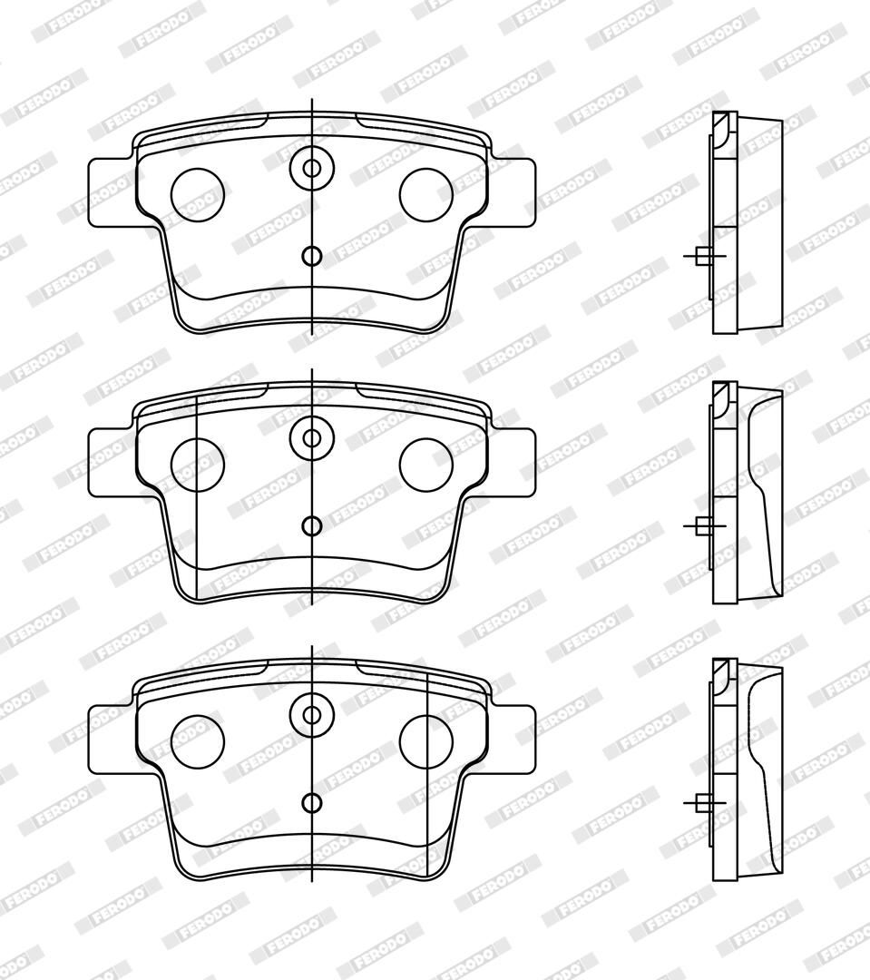 Bremsbelagsatz, Scheibenbremse