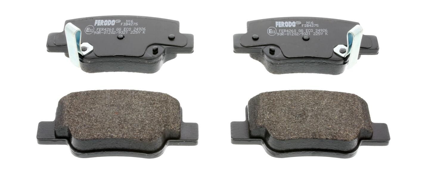 Bremsbelagsatz, Scheibenbremse