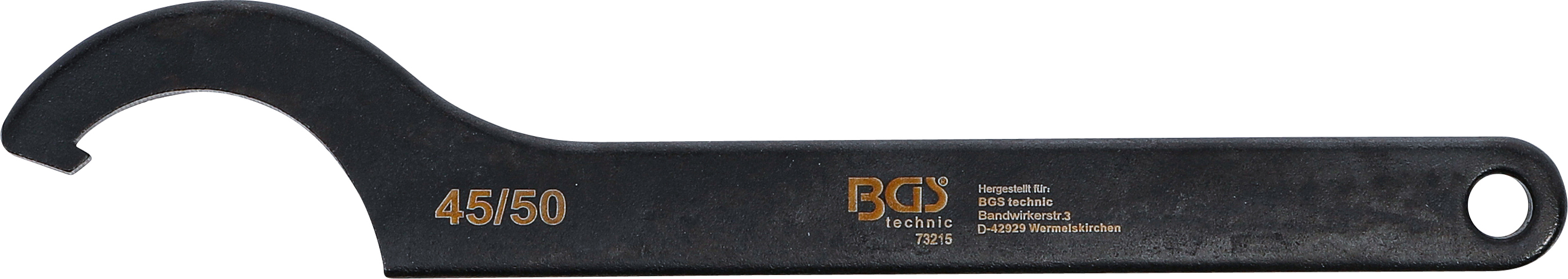 BGS Hakenschlüssel mit Nase | 45 - 50 mm