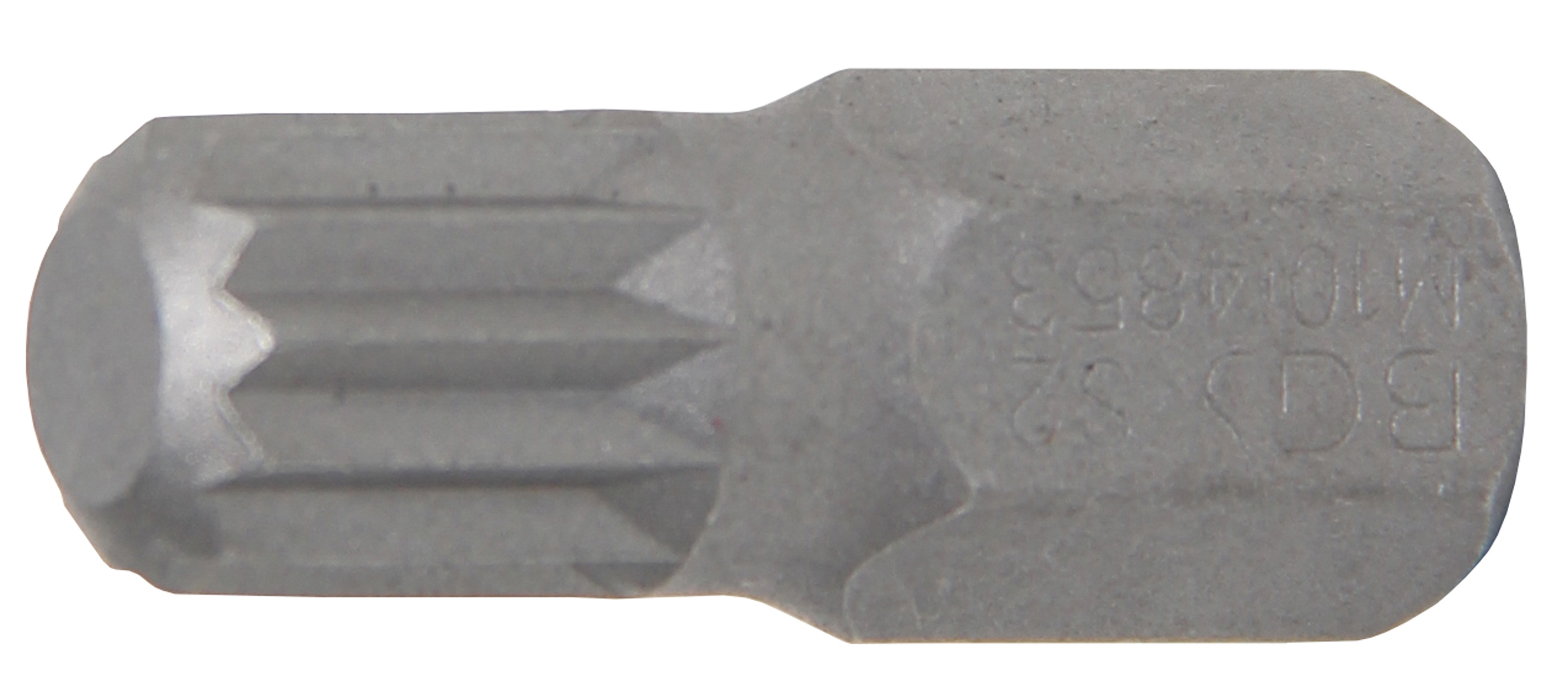BGS Bit | Länge 30 mm | Antrieb Außensechskant 10 mm (3/8") | Innenvielzahn (für XZN) M10