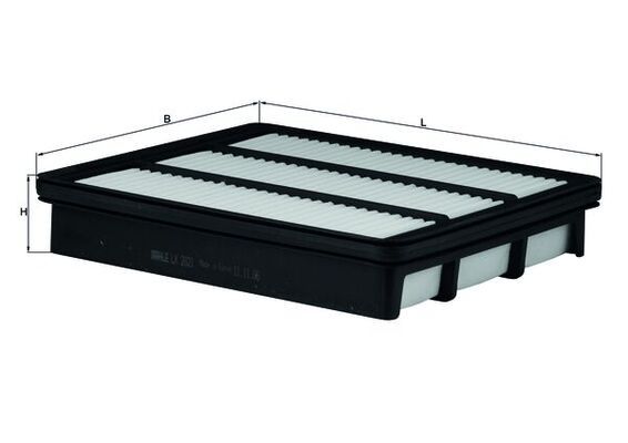 Luftfilter LX2821 “KNECHT 244,5 mm, 210 mm”