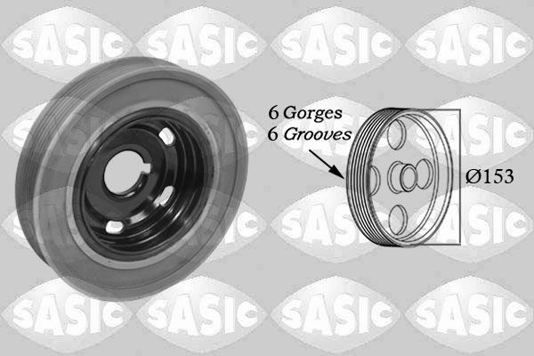 Riemenscheibe, Kurbelwelle SAS2150084 “SASIC 153 mm”