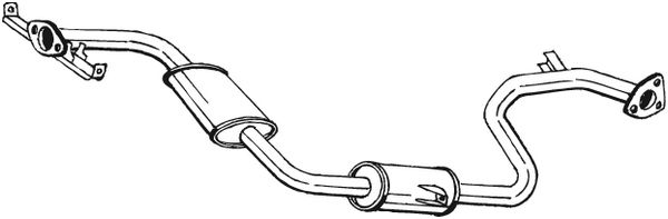 Mittelschalldämpfer