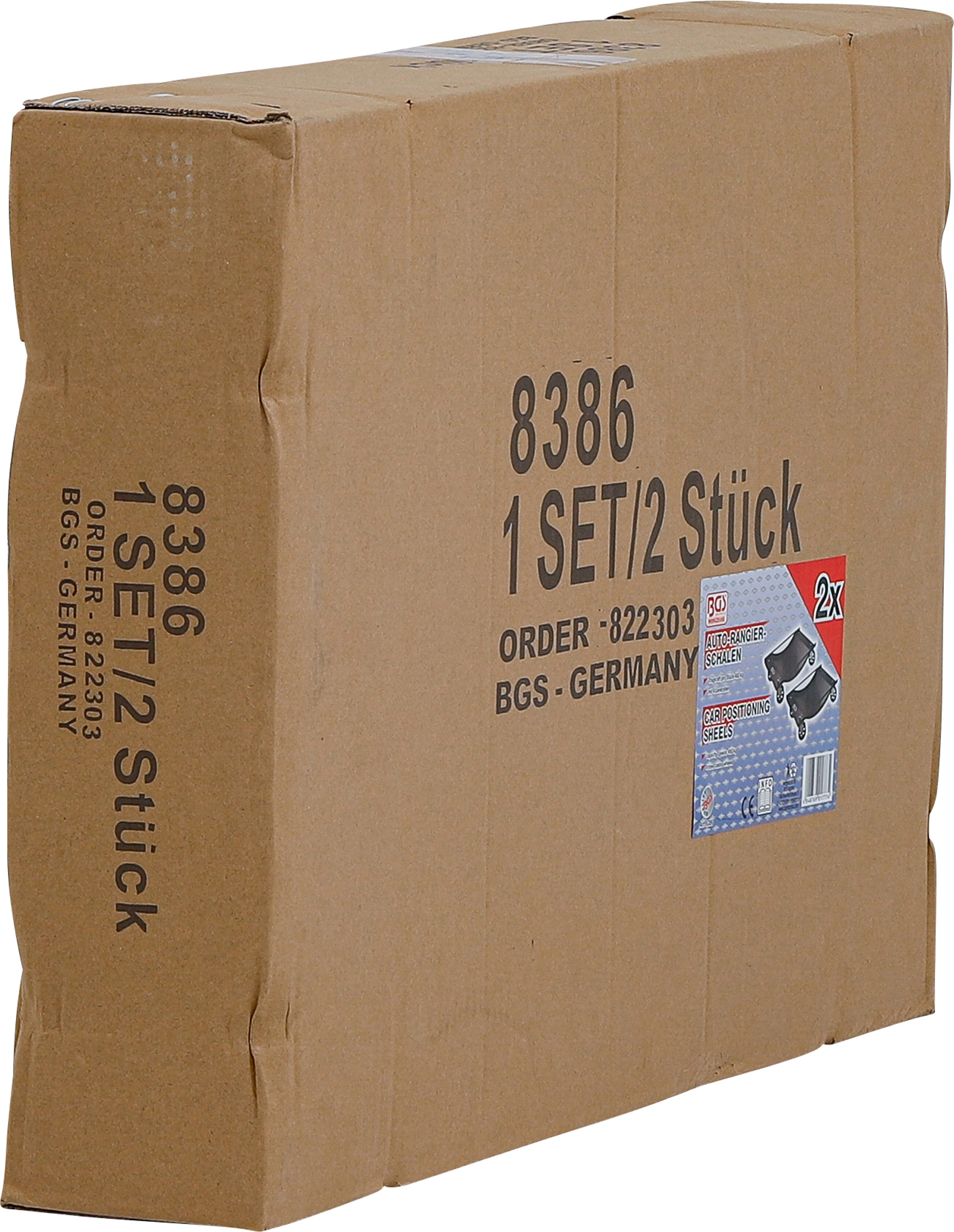 BGS Auto-Rangierschalen | 1 Paar | 450 kg