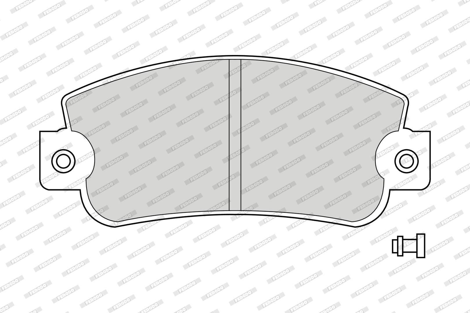 Bremsbelagsatz, Scheibenbremse