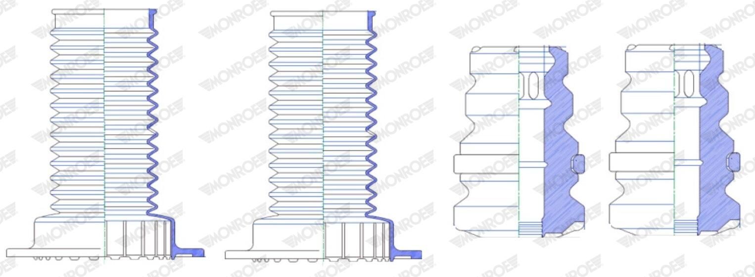 Staubschutzsatz, Stoßdämpfer