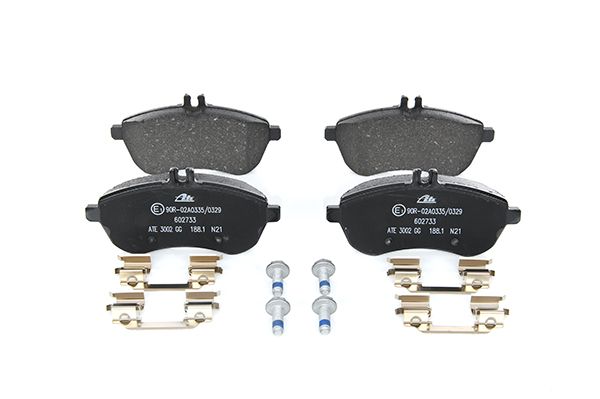 Bremsbelagsatz, Scheibenbremse