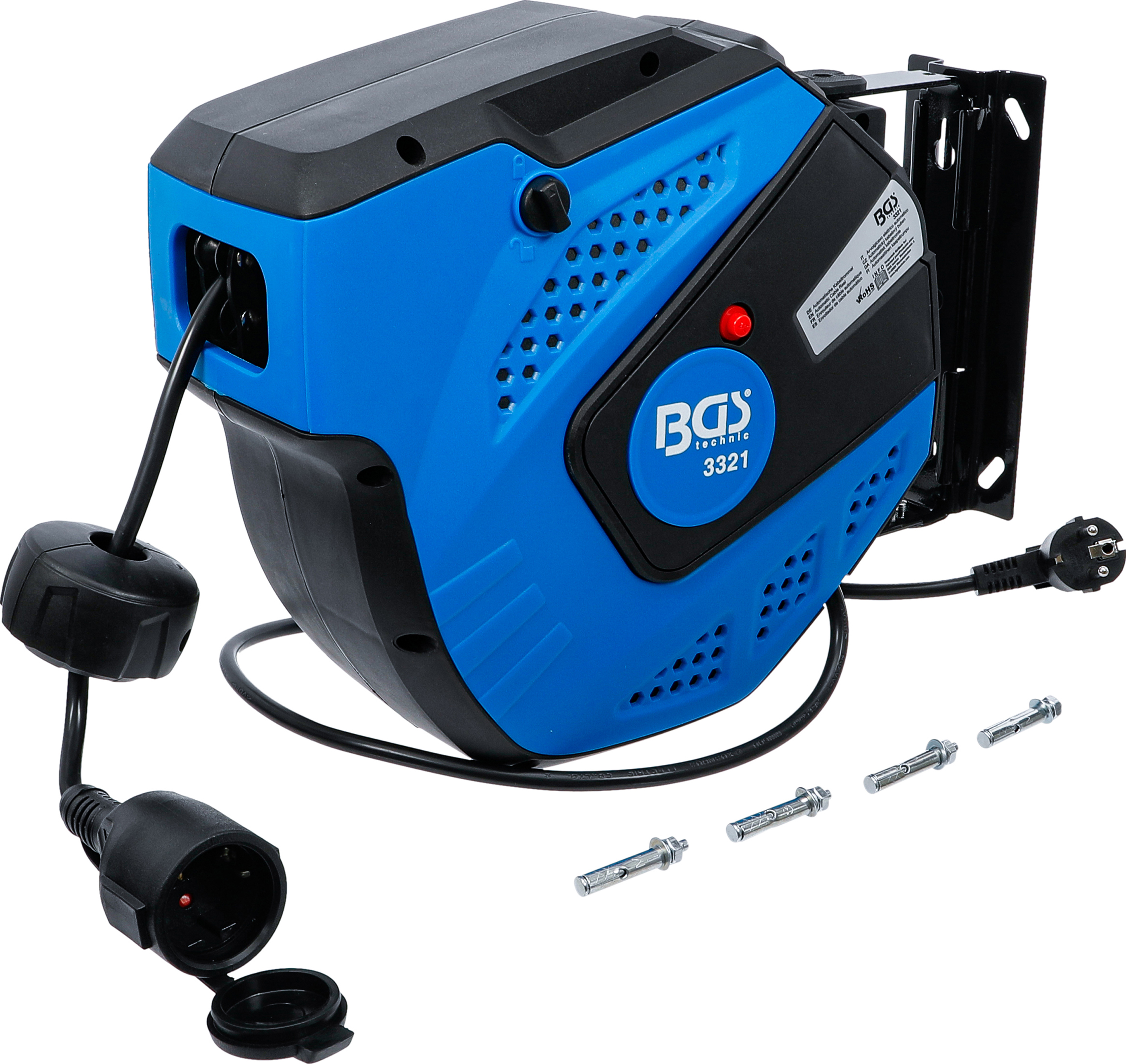BGS Automatische Kabeltrommel | 15 m