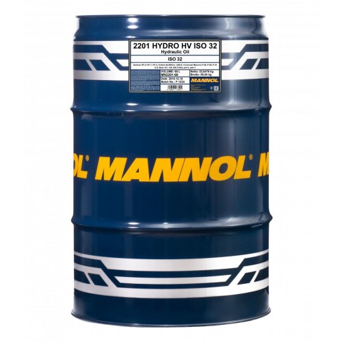 Mannol 2201 Hydro HV ISO 32 Hydrauliköl 60 Liter