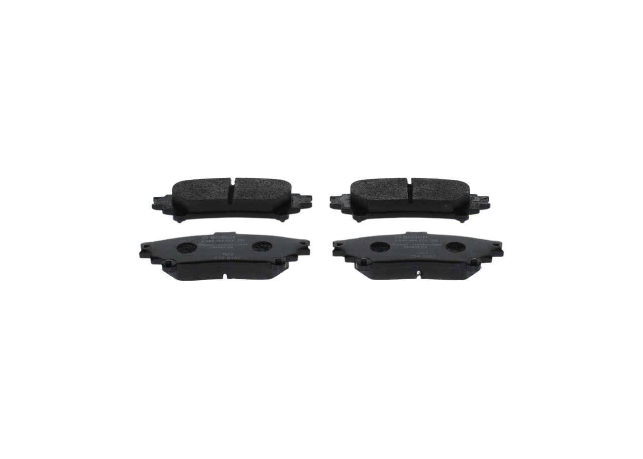 Bremsbelagsatz, Scheibenbremse