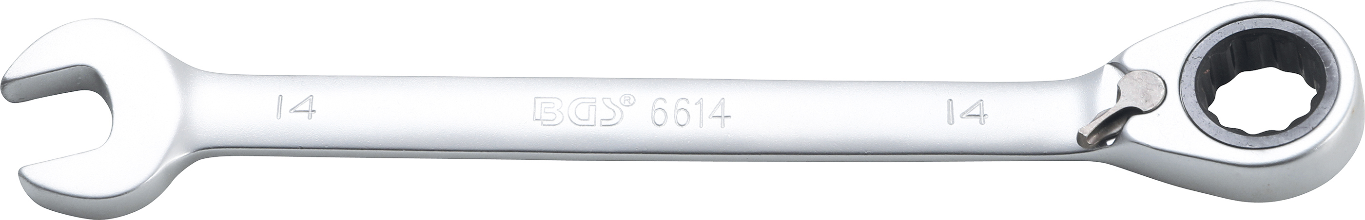 BGS Ratschenring-Maulschlüssel | umschaltbar | SW 14 mm