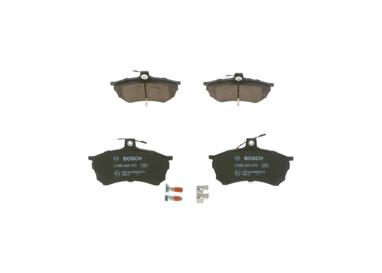 Bremsbelagsatz, Scheibenbremse