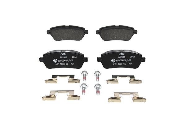 Bremsbelagsatz, Scheibenbremse