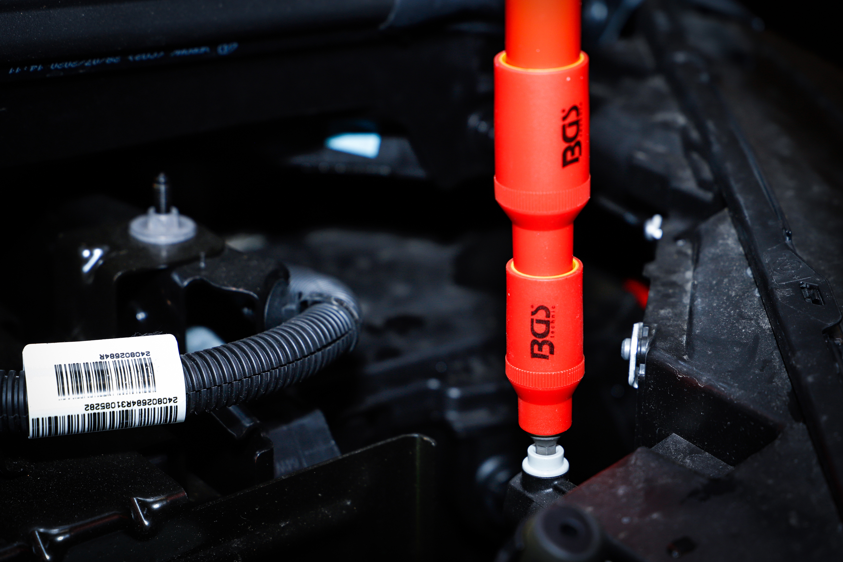 BGS VDE-Bit-Einsatz-Satz | Antrieb Innenvierkant 10 mm (3/8") / 12,5 mm (1/2") | Innensechskant 4 - 10 mm | 10-tlg.