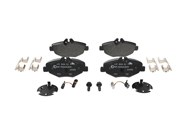 Bremsbelagsatz, Scheibenbremse