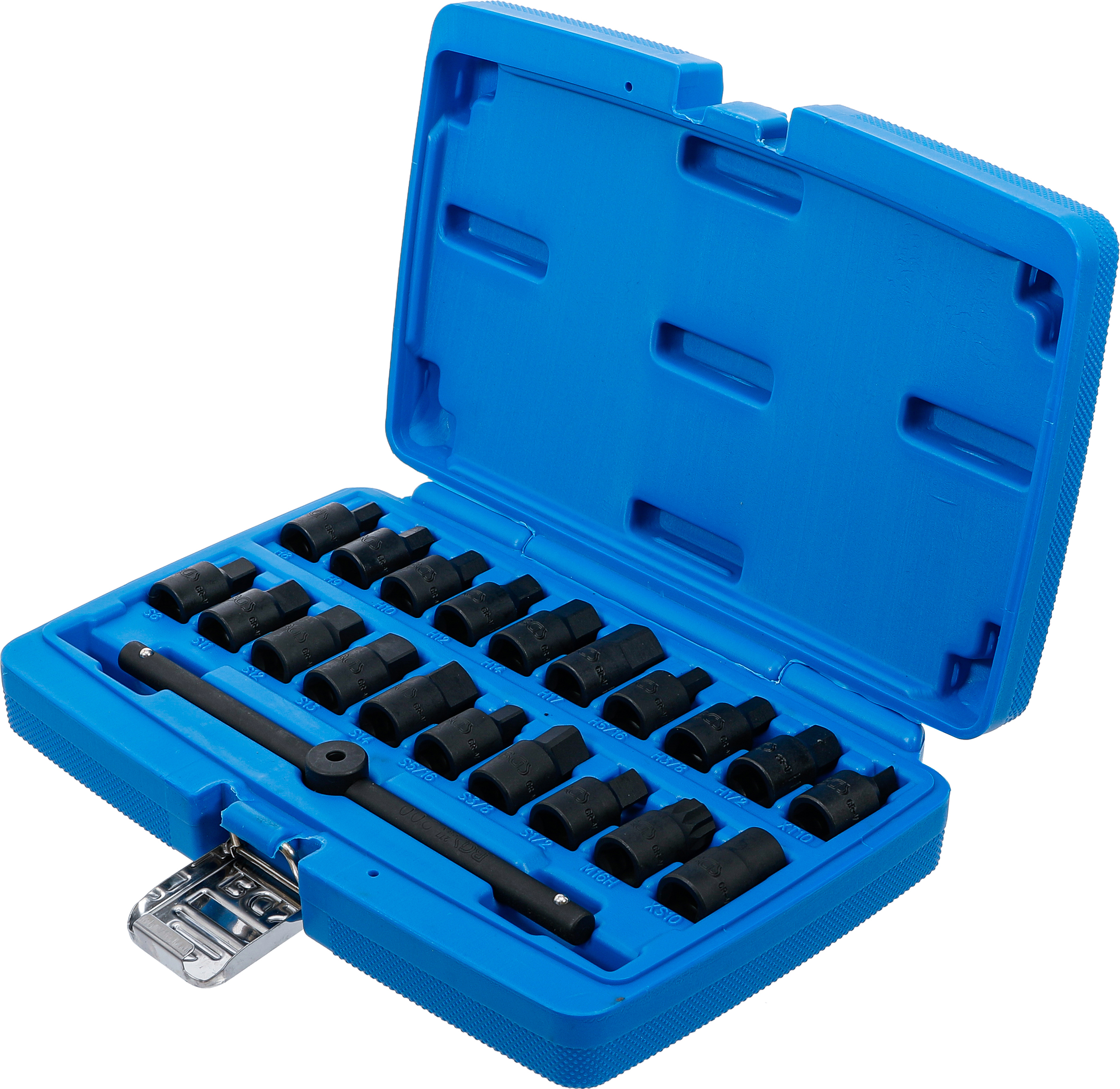 BGS Ölwannen-Spezial-Einsatz-Satz | Antrieb Innenvierkant 10 mm (3/8") | 21-tlg.