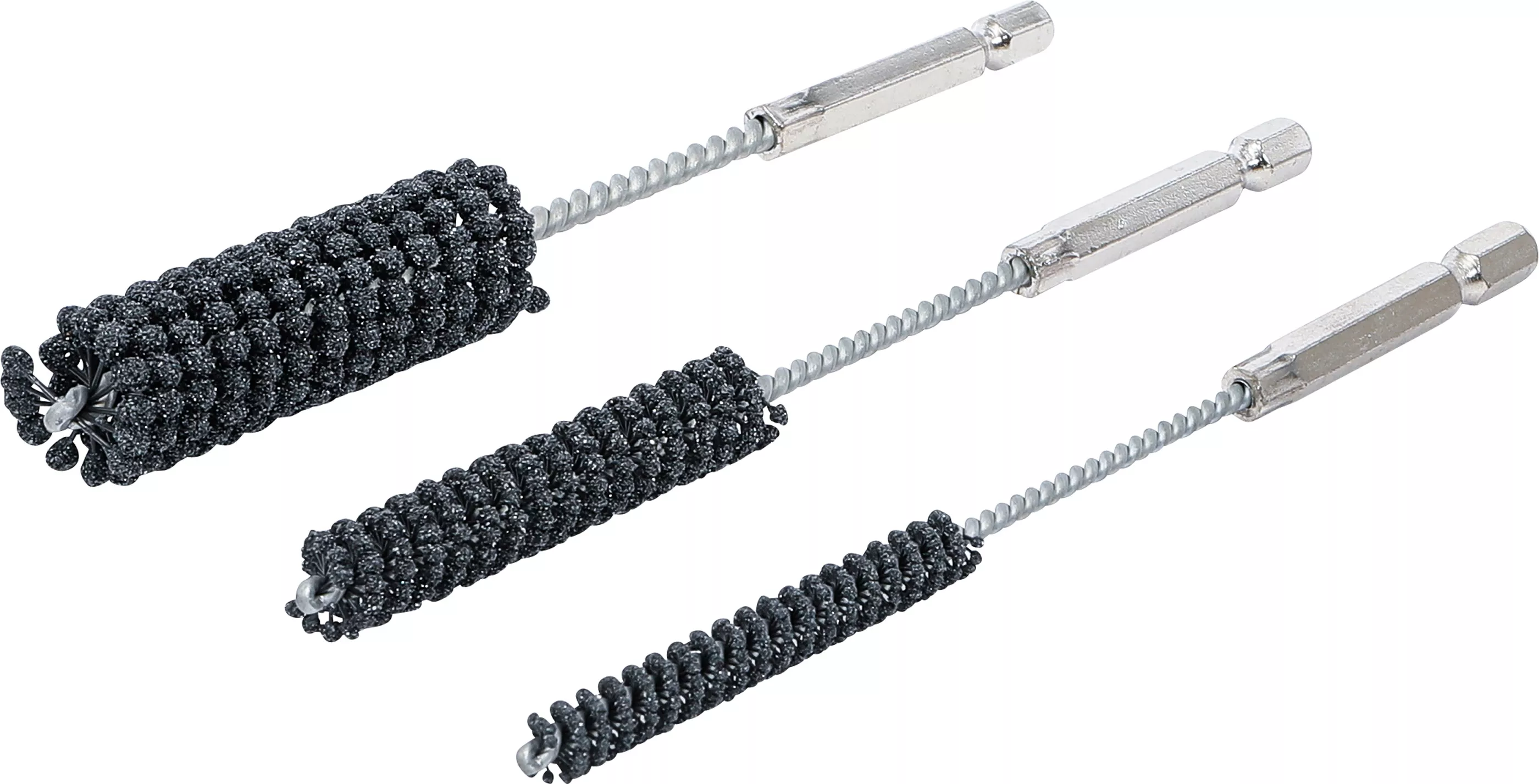 BGS Technic Honwerkzeug Satz flexibel 1/4 Zoll Schaft Körnung 60/80 8-12-20 mm 3tlg