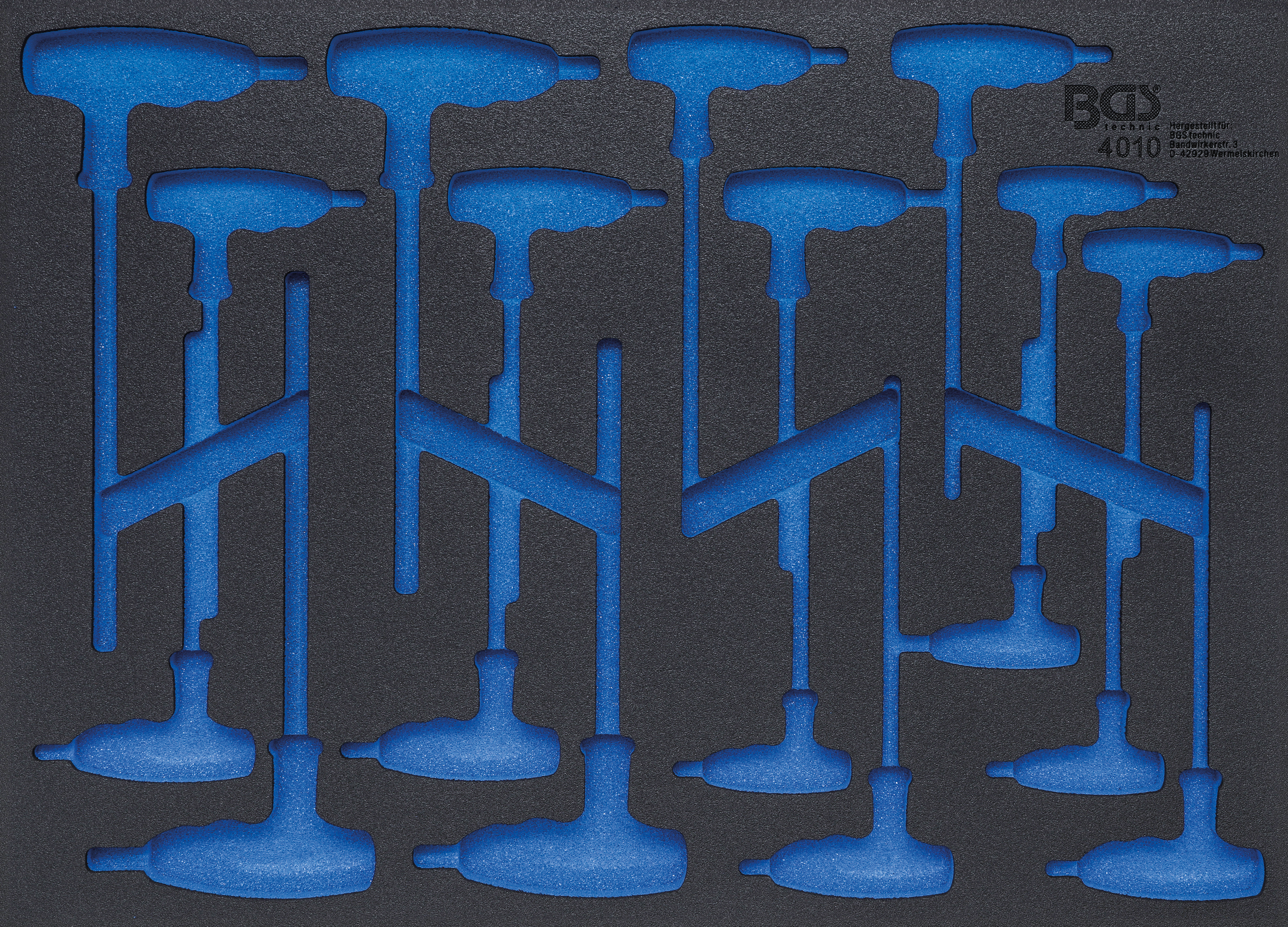 BGS Werkstattwageneinlage 3/3 | leer | für Art. 4010