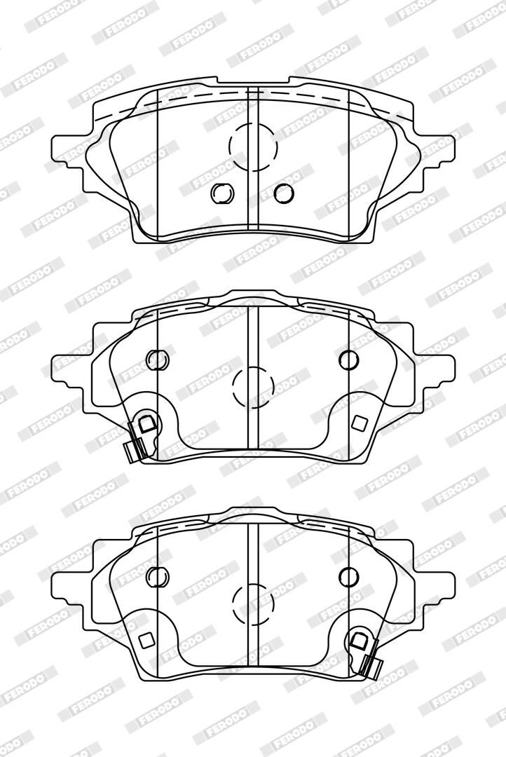 Bremsbelagsatz, Scheibenbremse