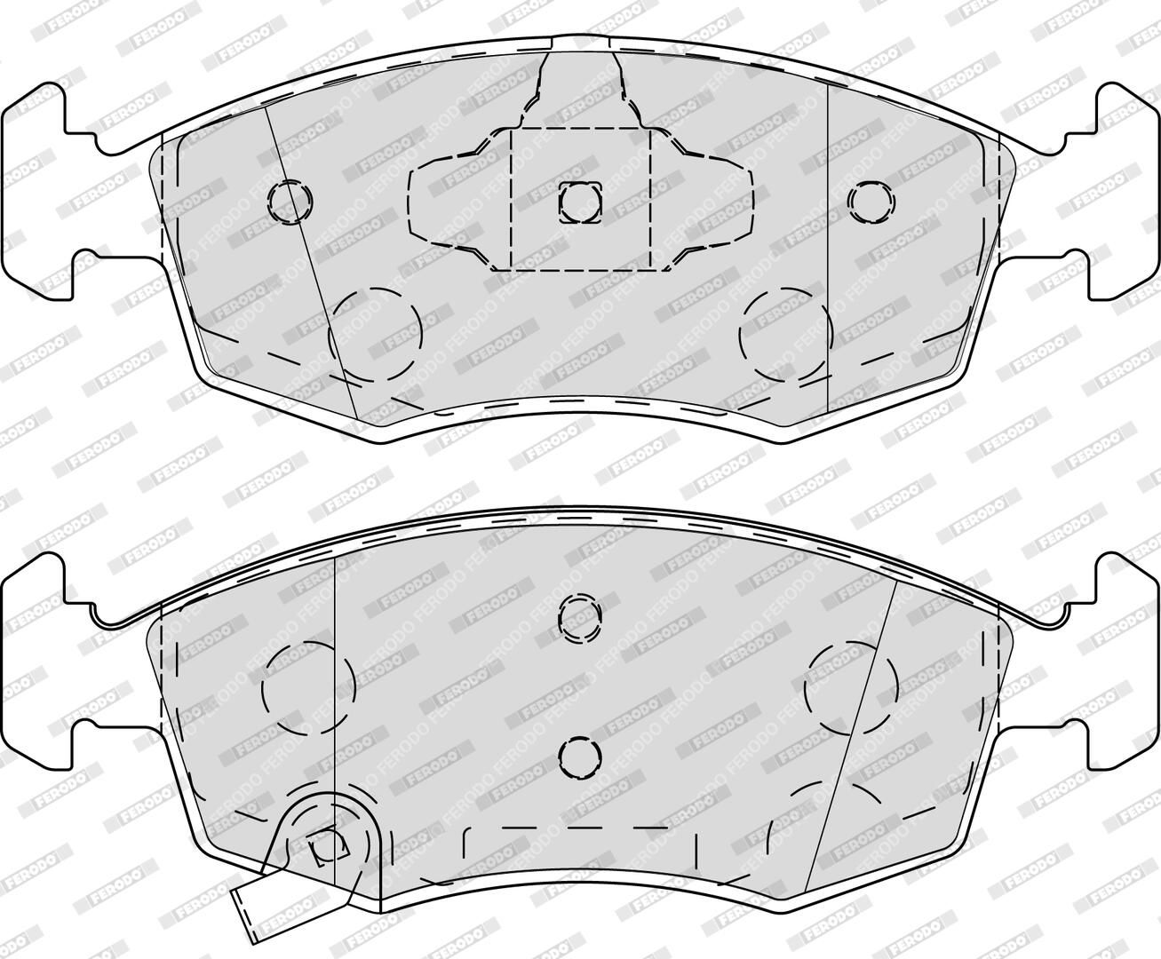 Bremsbelagsatz, Scheibenbremse