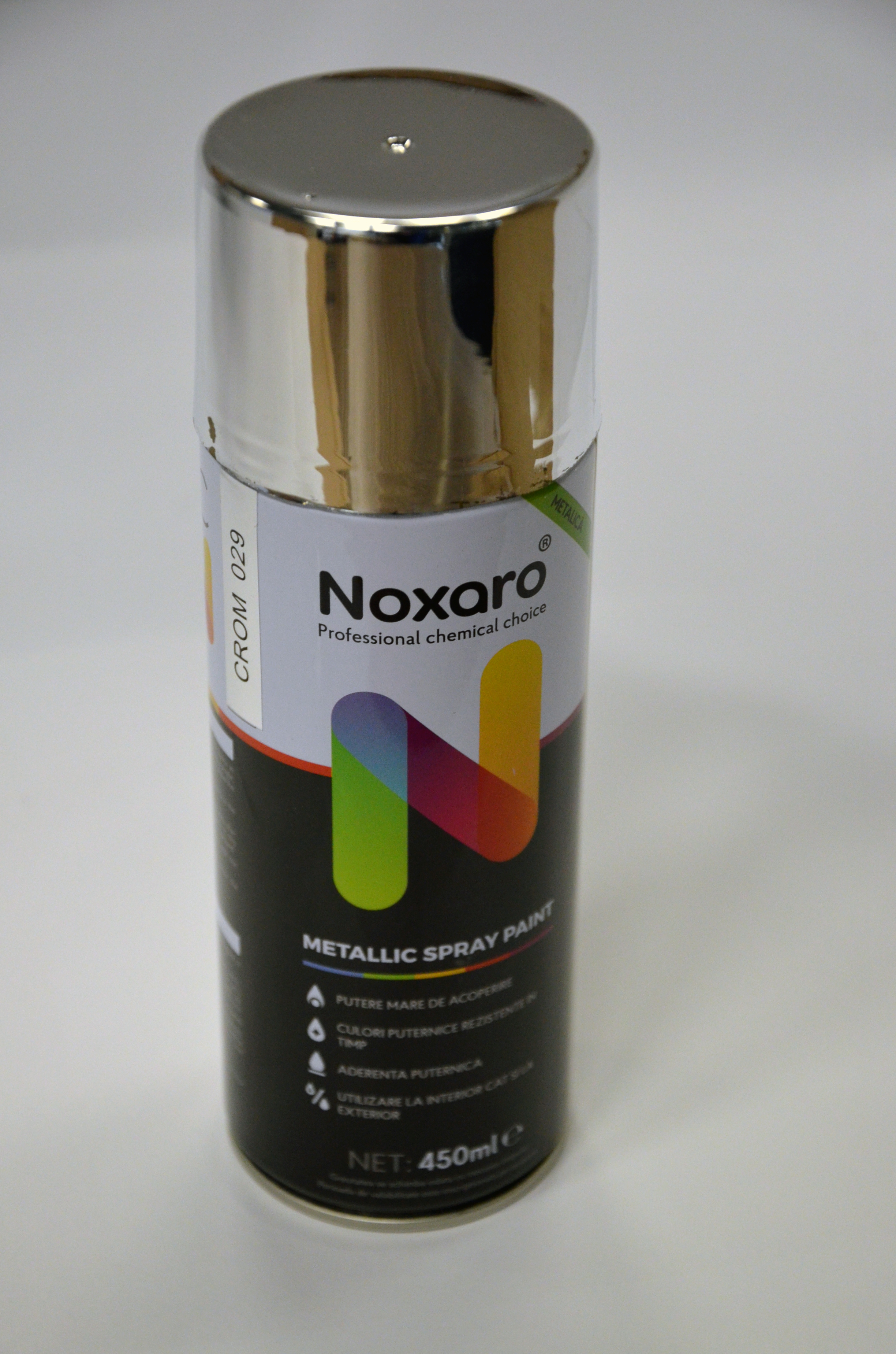 Noxaro Acryl Lackspray Chrom 029 Chromspray 450 ml