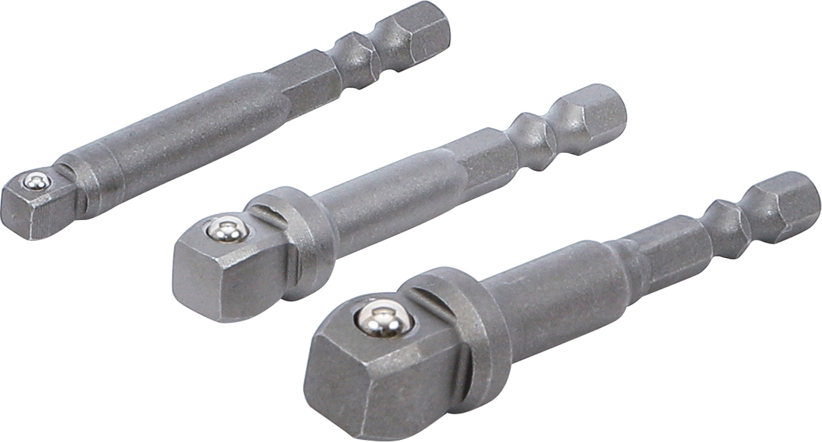 BGS Bohrmaschinen-Kippadapter-Satz | Antrieb Außensechskant 6,3 mm (1/4") | 3-tlg.