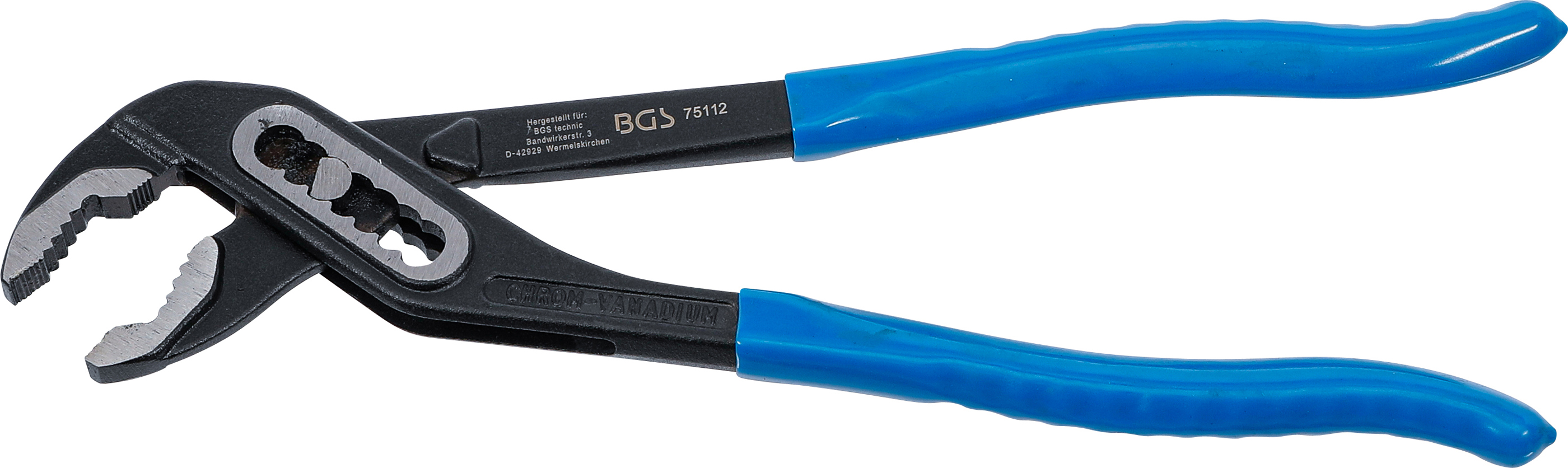 BGS Wasserpumpenzange | mit Durchsteckgewerbe | 300 mm
