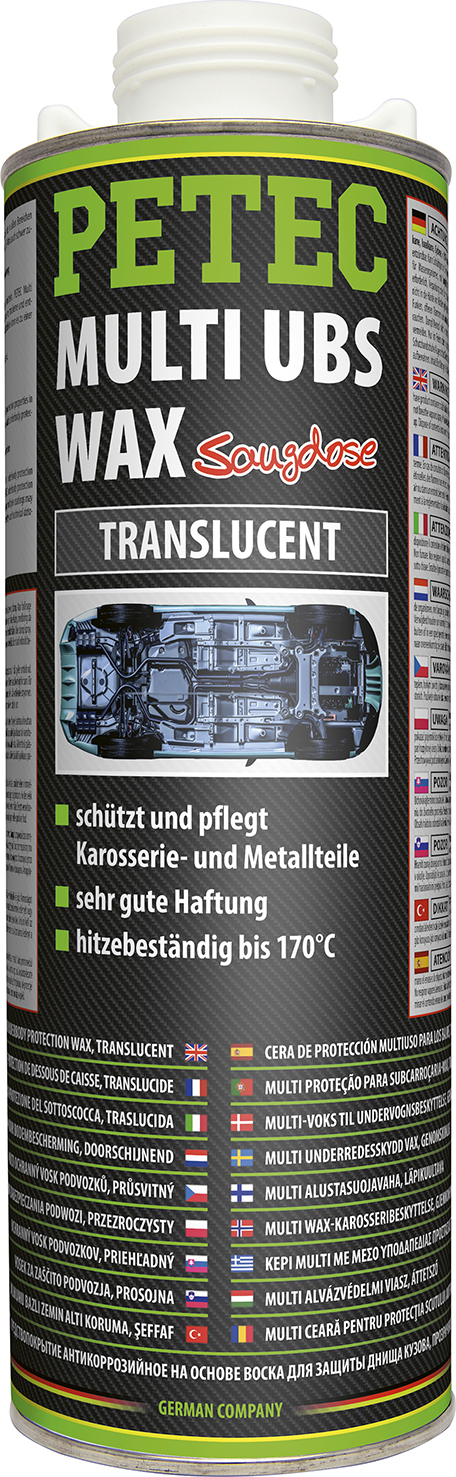 Petec Multi UBS Wax transparent 1 Liter Saugdose