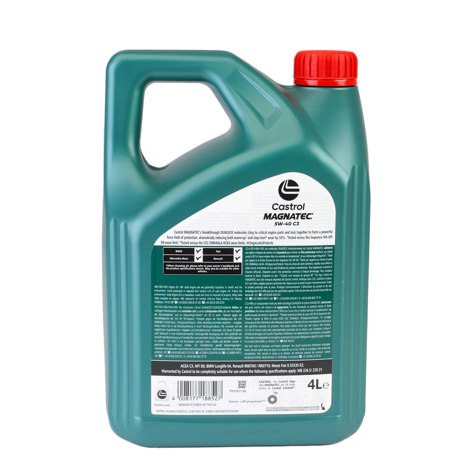 5W-40 Castrol Magnatec C3 Motoröl 4 Liter