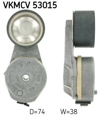 Riemenspanner, Keilrippenriemen