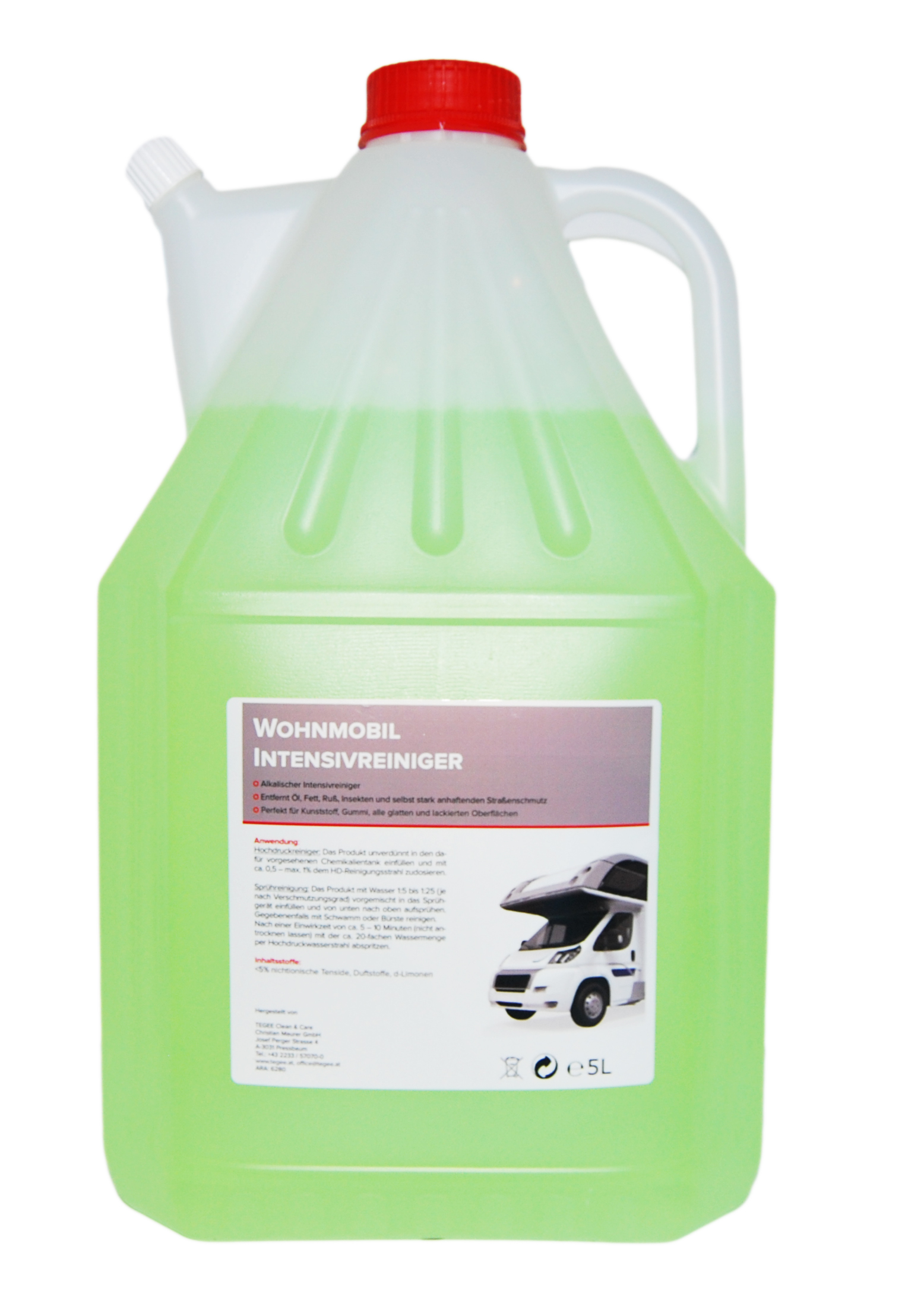 Tegee Wohnmobil Intensivreiniger Konzentrat aussen 5 Liter