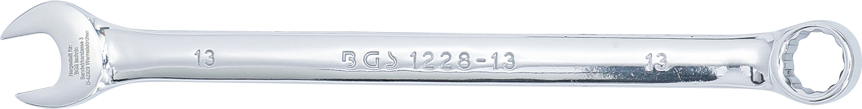 BGS Maul-Ringschlüssel | extra lang | SW 13 mm
