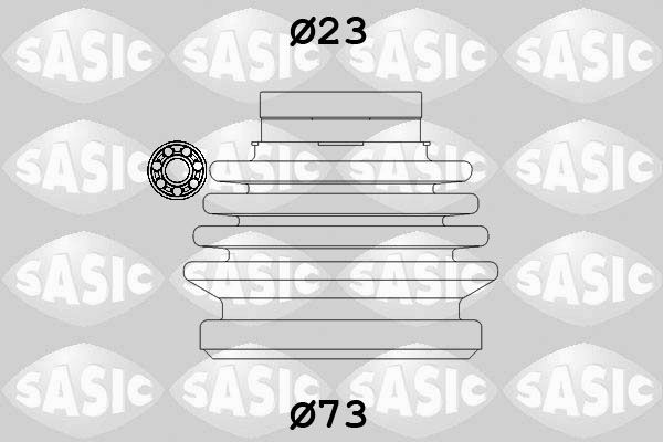 Faltenbalgsatz, Antriebswelle