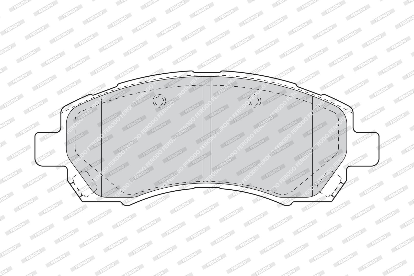 Bremsbelagsatz, Scheibenbremse
