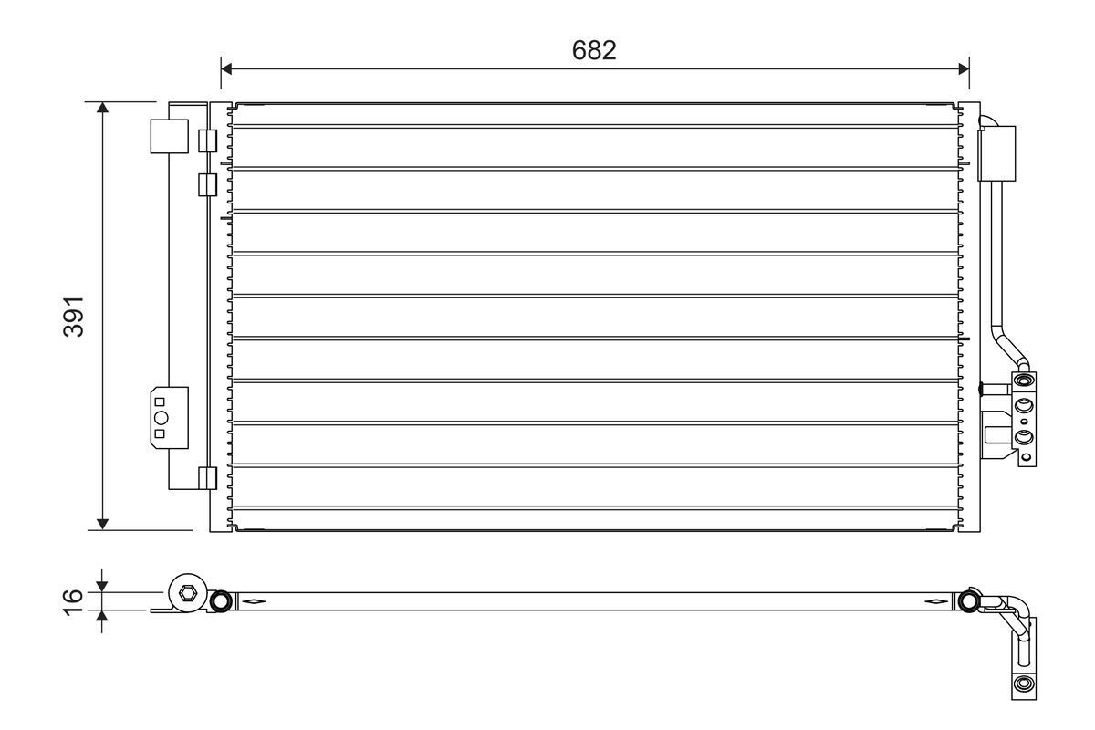 Kondensator, Klimaanlage