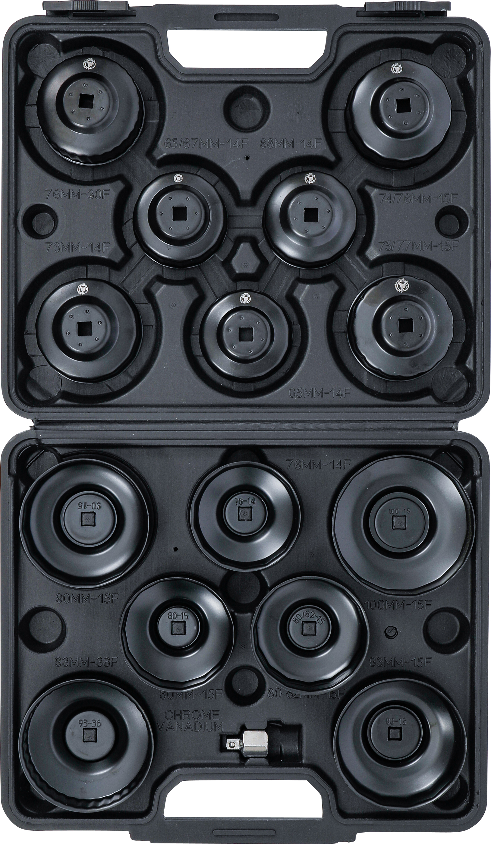 BGS Ölfilterschlüssel-Satz | Antrieb Innenvierkant 10 mm (3/8") | 14-tlg.