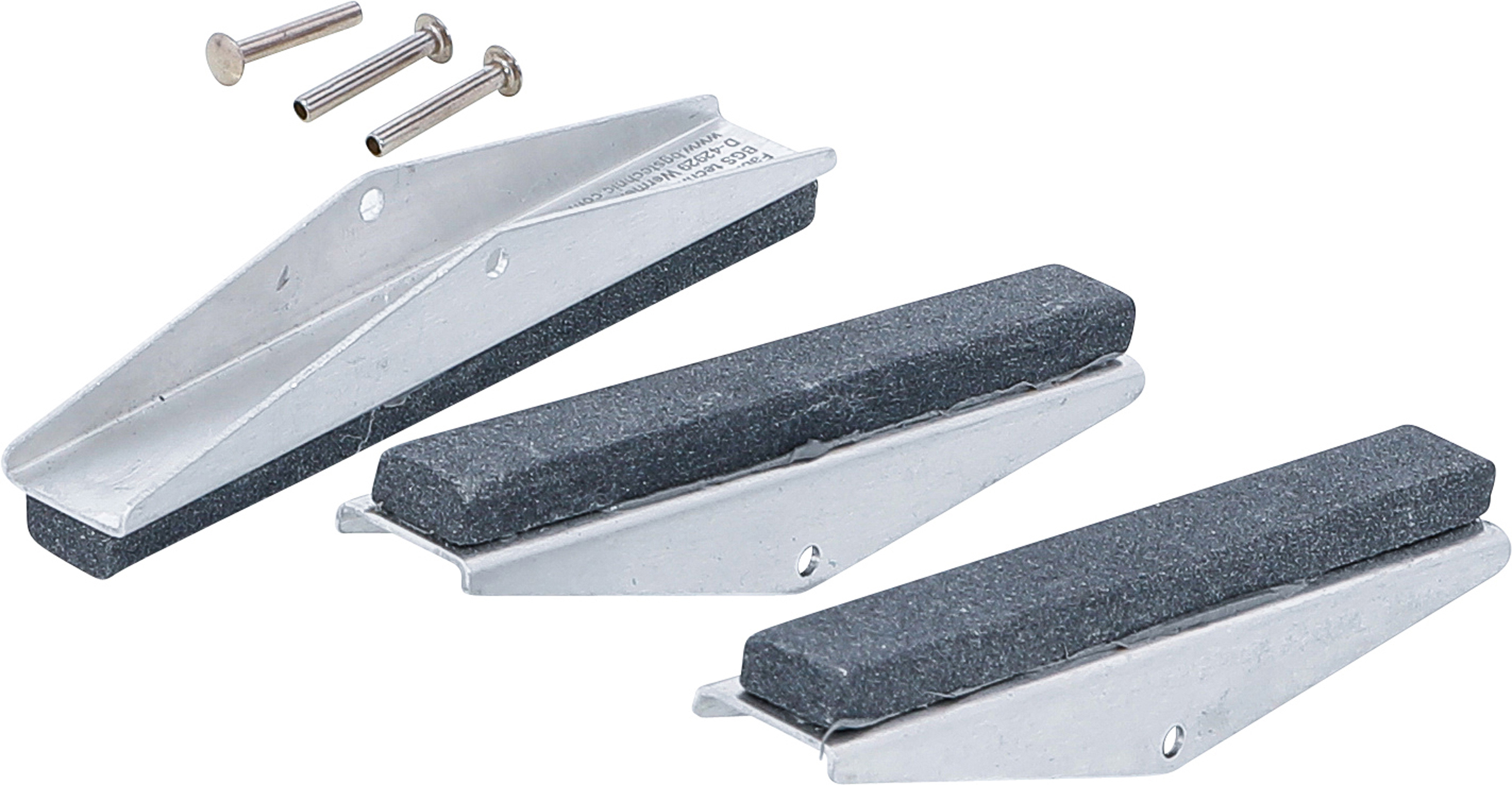 BGS Ersatzbacken für Honwerkzeug Art. 1157 | Backen 100 mm | K 180 | 3-tlg.