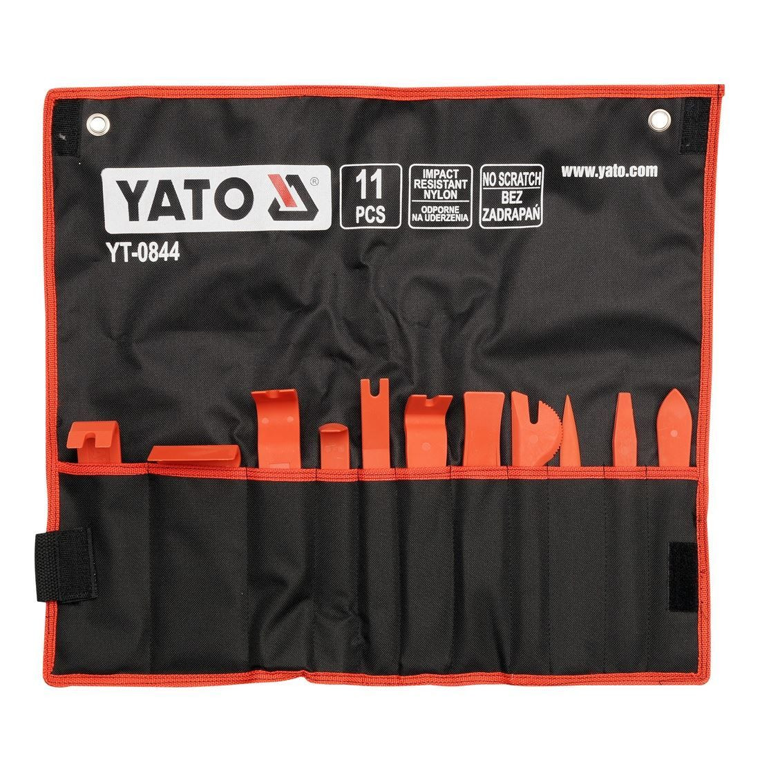 Yato Demontageset Innenverkleidung Zierleisten Abzieher Polster Clip 11tlg