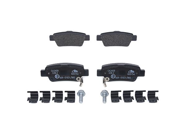 Bremsbelagsatz, Scheibenbremse