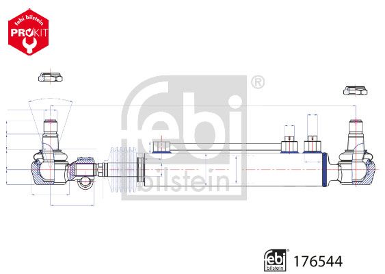 Arbeitszylinder, Servolenkung