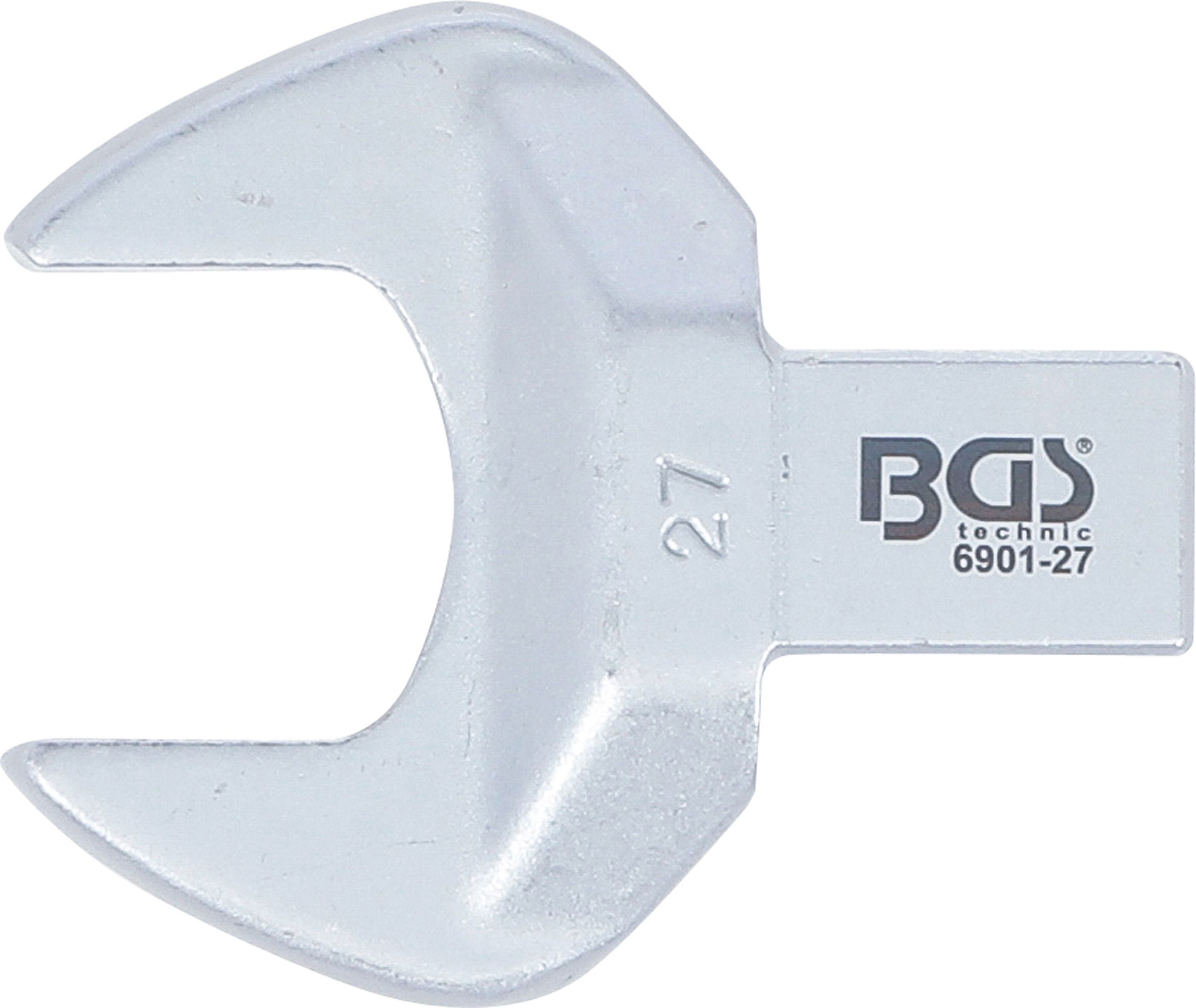 BGS Einsteck-Maulschlüssel | 27 mm | Aufnahme 14 x 18 mm BGS Einsteck-Maulschlüssel | 27 mm | Aufnahme 14 x 18 mm